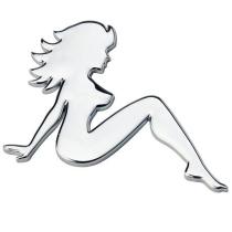 SUMEX LOG1810 - EMBLEMA"CHICA PIN UP"60X85MM CROMADO