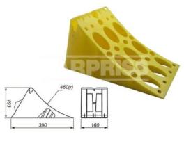 CARPR 1102130 - CALZO RUEDA AMARILLO C/INTEGRAMETALICO 390X160X193 R460