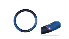 CARPR 79323318 - FUNDA VOLANTE NEGRO/AZUL 37->39 CM